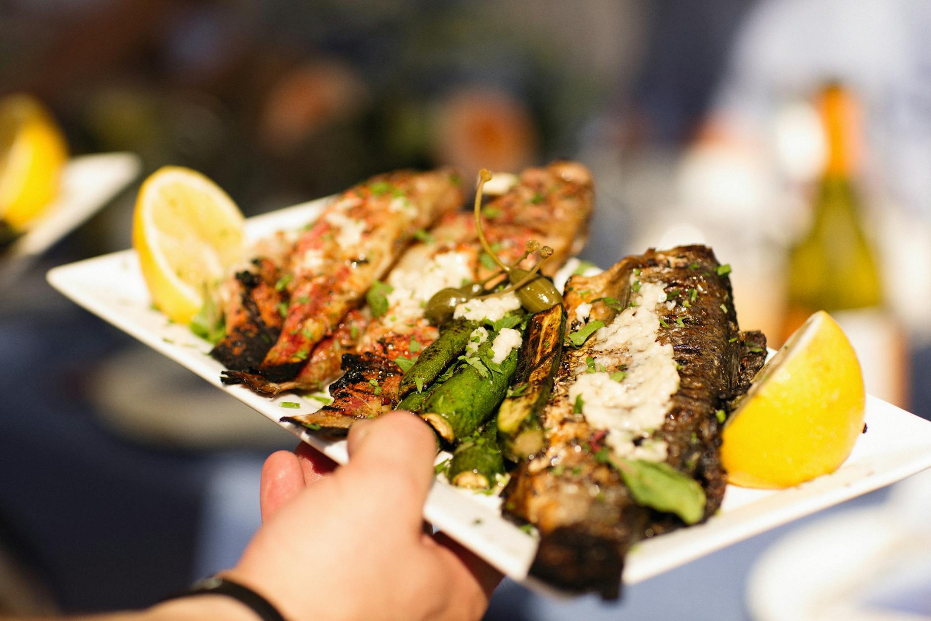 Frischer Fisch aus dem Ofen — Adriatik-Style